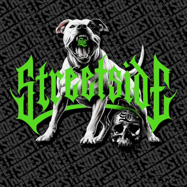 5x Stickers Streetside Dog