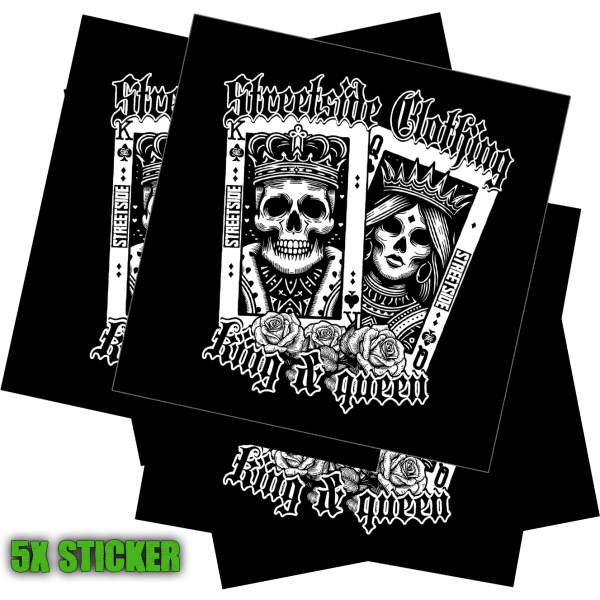5x Sticker - King&Queen