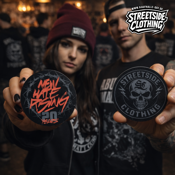 Preview: new hate rising, bierdeckel