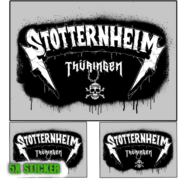 2x Stickers- STOTTERNEHIM