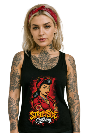 “Pin-Up Rebel” Ladies Tank
